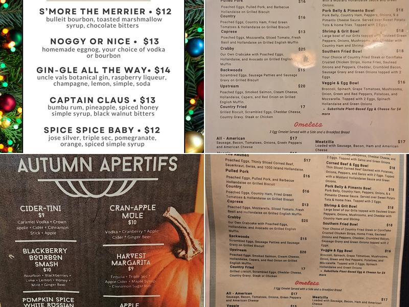 The Mod Olive Menu
