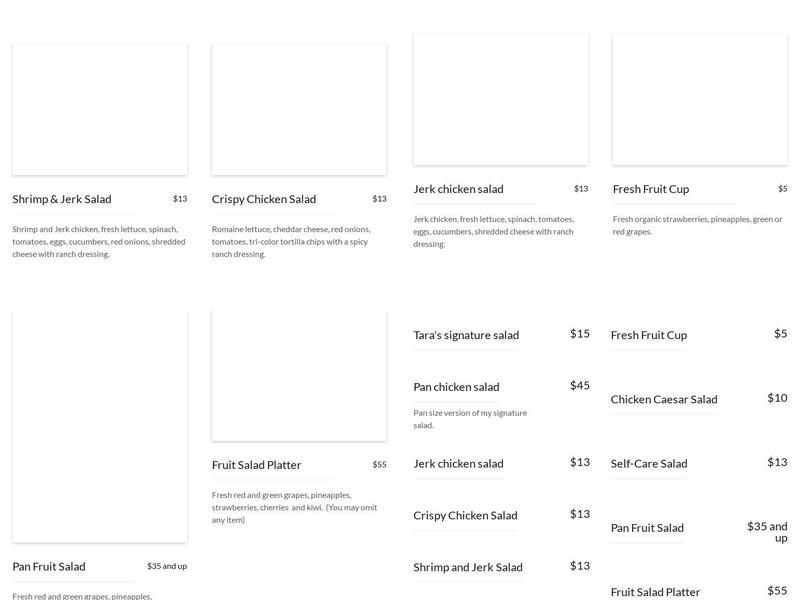 salads4me Menu