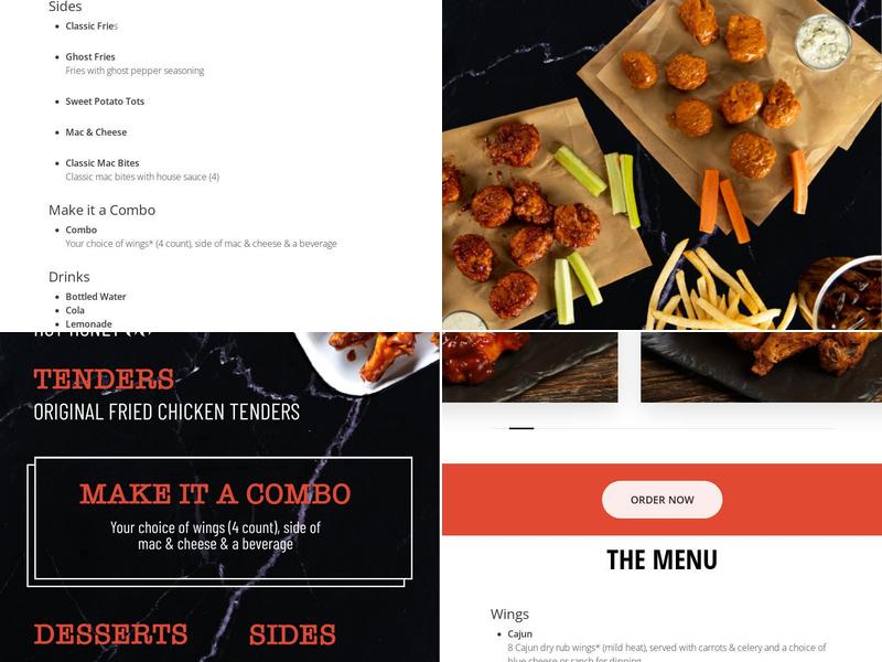 Firebelly Wings Menu