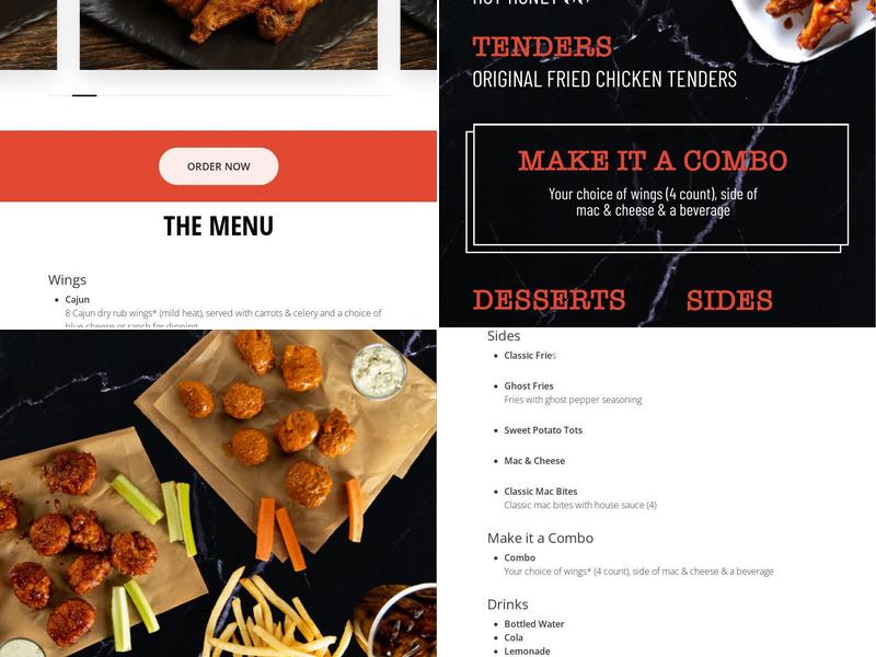 Firebelly Wings Menu