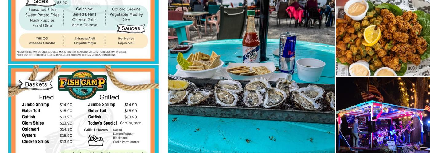 Fish Camp Tally Menu