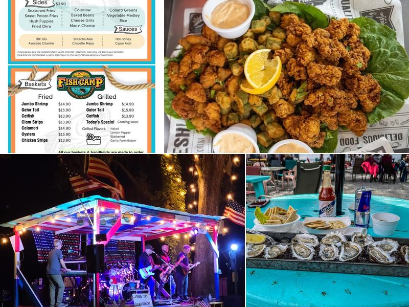 Fish Camp Tally Menu