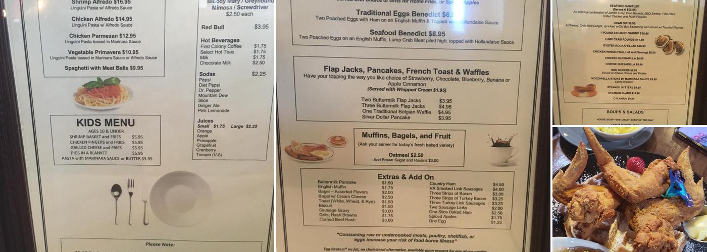 Hypnotic's Restaurant and Lounge Menu