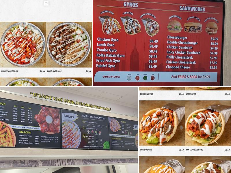 Naz's Halal Food - Ellicott City Menu