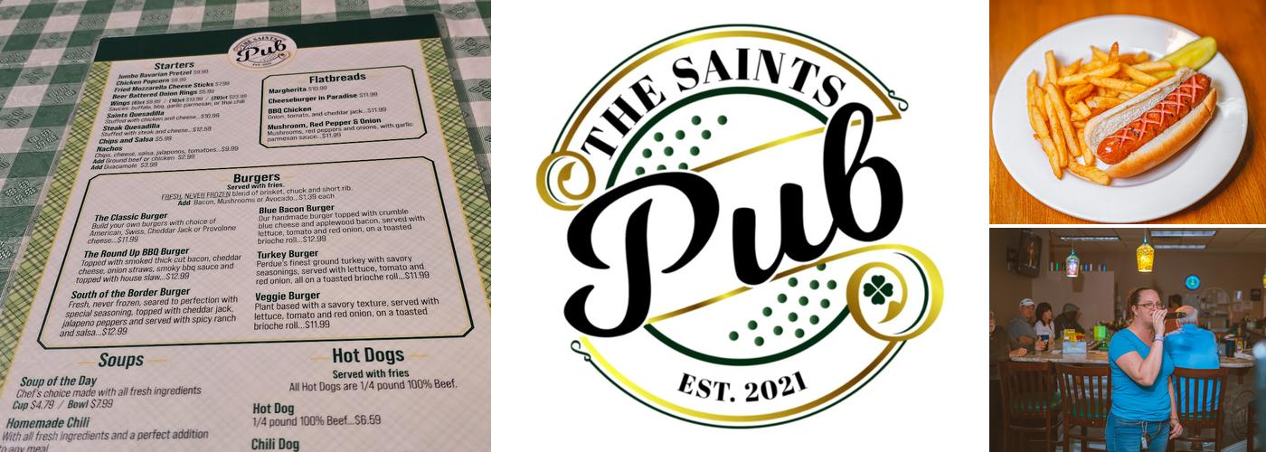 The Saints Pub Menu