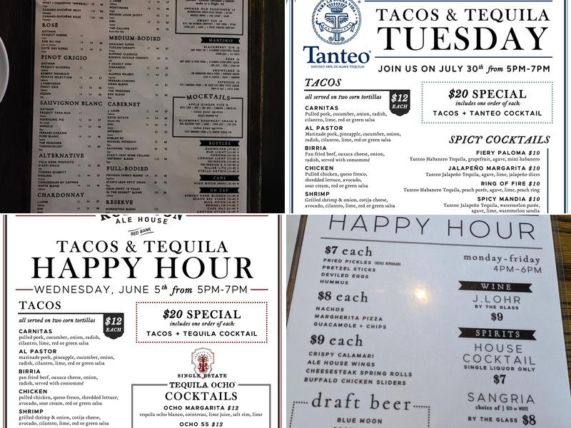 The Robinson Ale House - Long Branch Menu