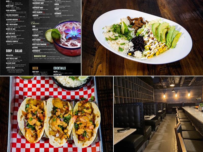 Azteca Mexican Restaurant and Margarita Bar Menu