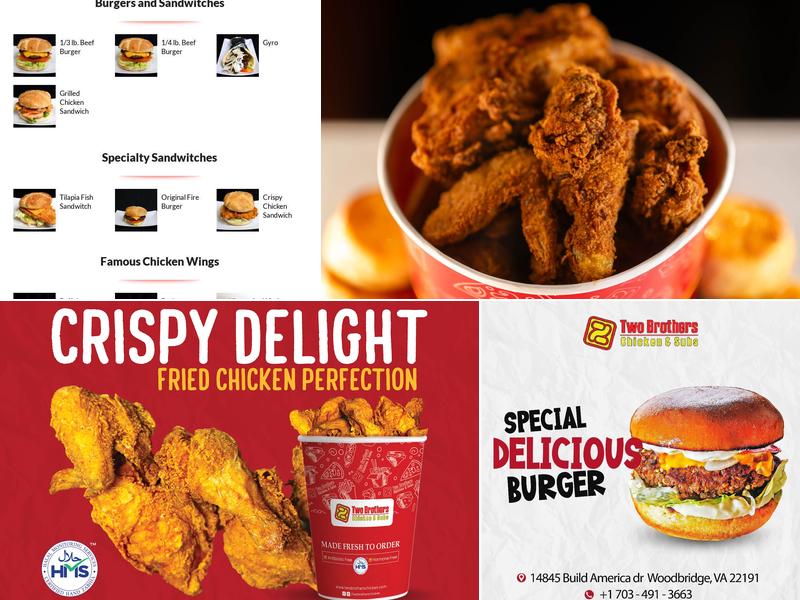 Two Brothers Express Menu