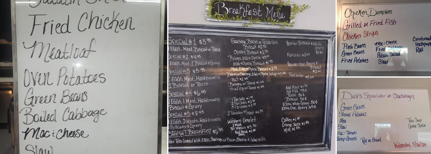 Dine at the line Menu