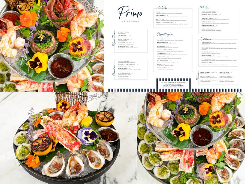 Primo Waterfront Menu