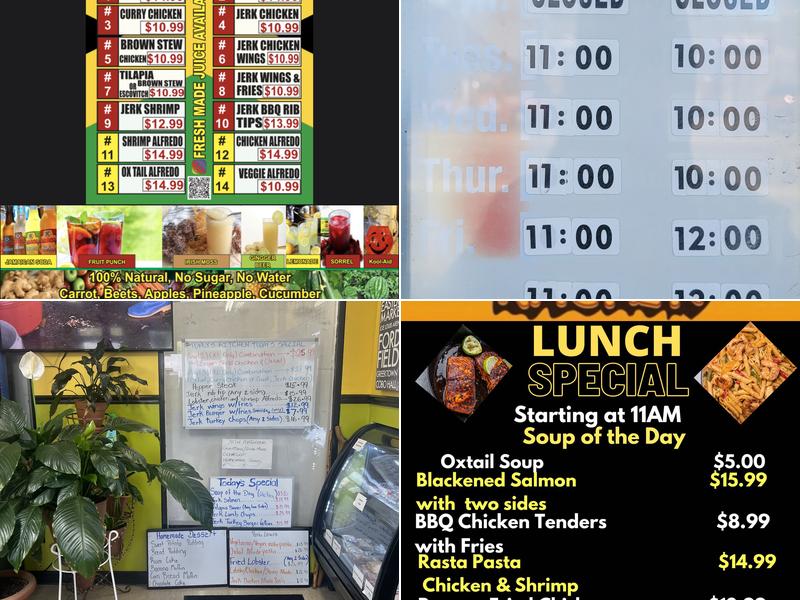 Topey's Kitchen Menu