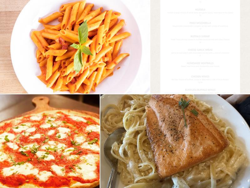 Aurora Pizza and Pasta Menu