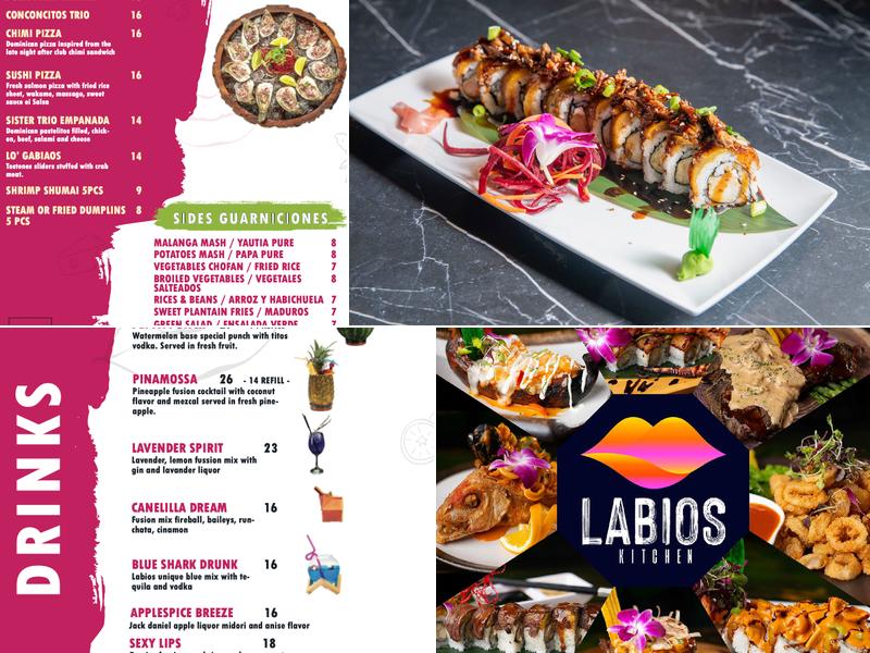 Labios Kitchen & Lounge Menu