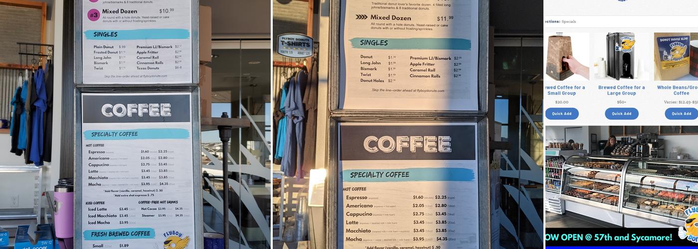 Flyboy Donuts Menu