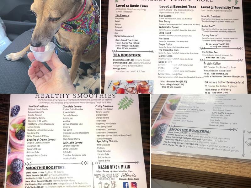 Mason Dixon Mixin Menu