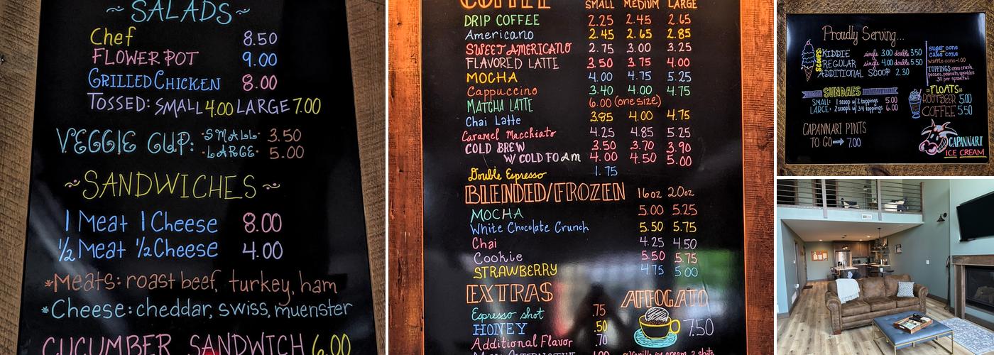 The Bickerman Building Menu