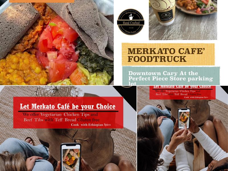 Ethiopian food truck Merkato cafe’ Menu