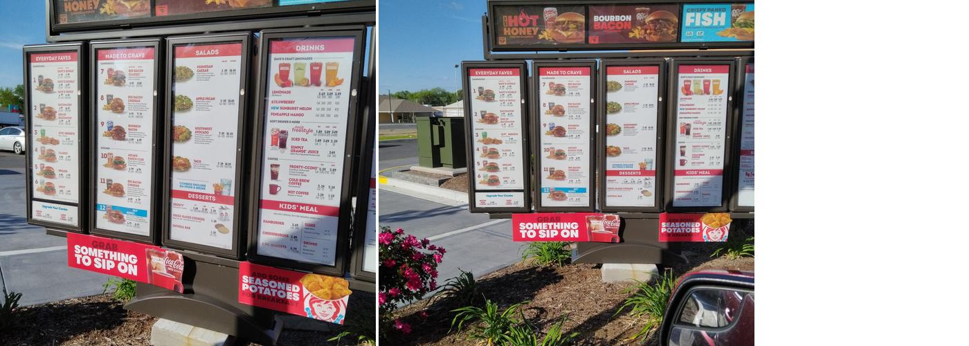 Wendy's Menu