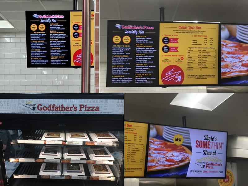 Godfather's Pizza Express Menu