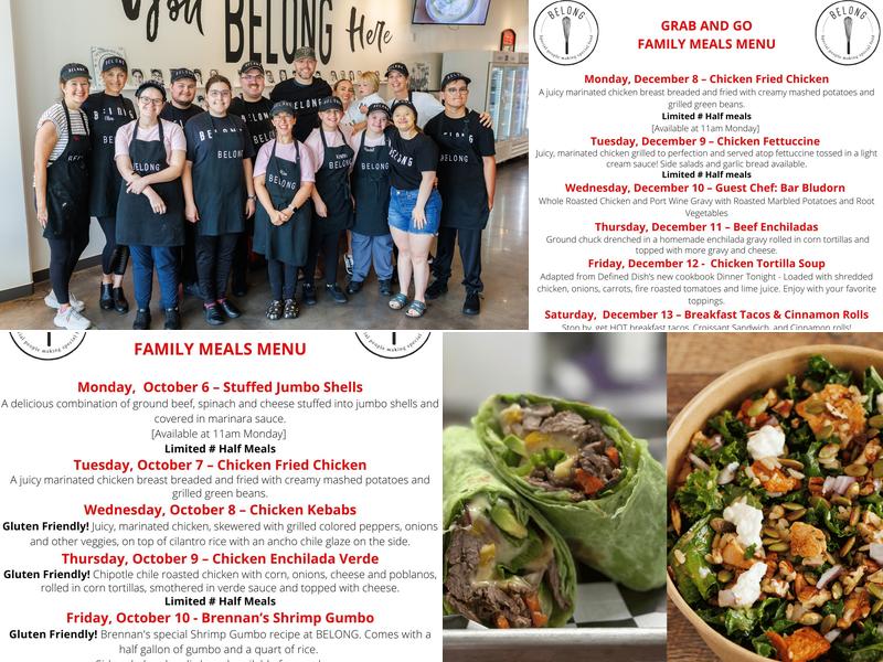 Belong Kitchen HTX Menu