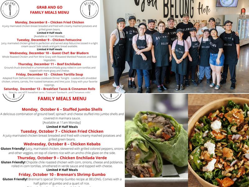 Belong Kitchen HTX Menu