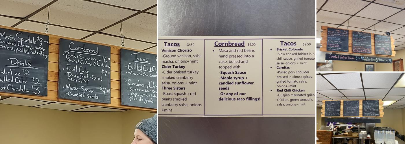 The Pattie Wagon Menu