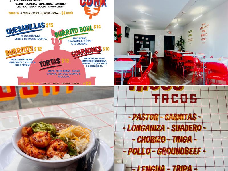 Tacos CDMX Menu