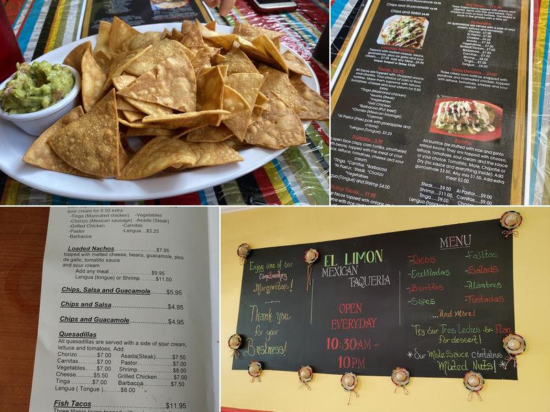 El Limon - Parkesburg Menu