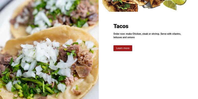 Cocina Sofia 3 Menu