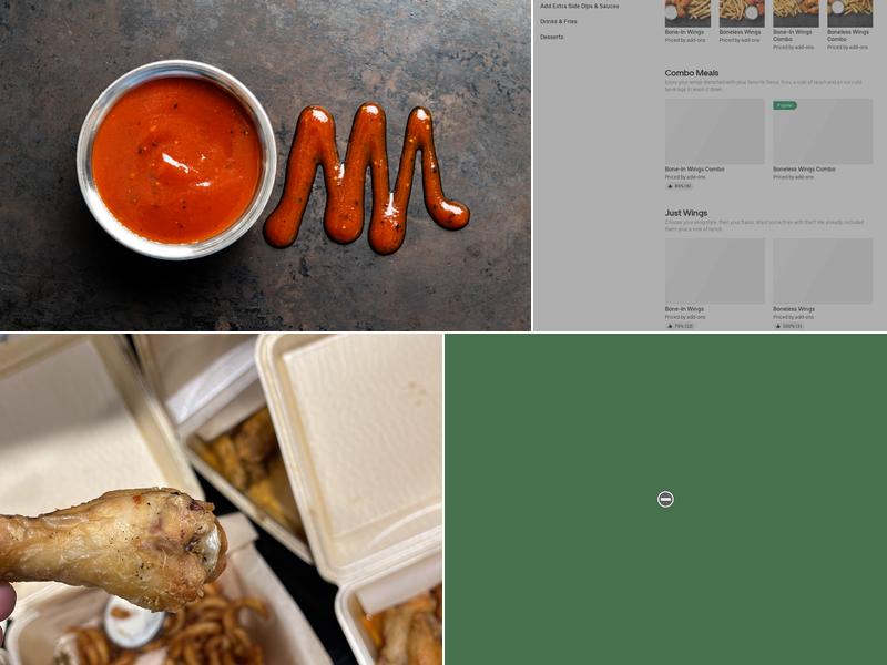 It's Just Wings Menu