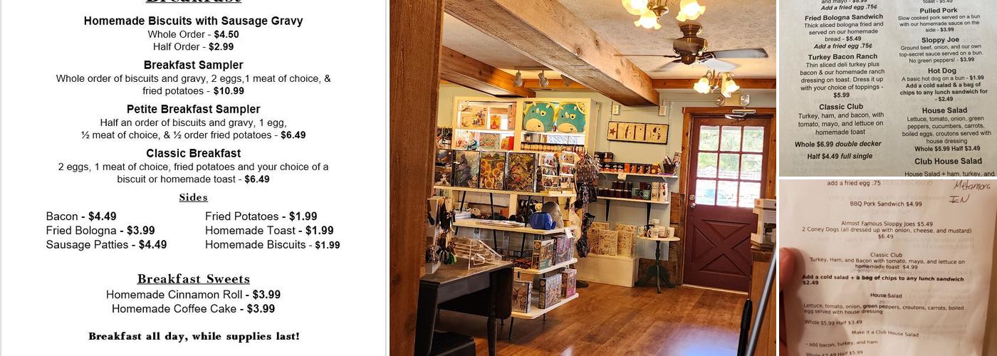 The Blue Umbrella Bistro & Bakery Menu