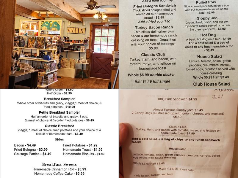 The Blue Umbrella Bistro & Bakery Menu