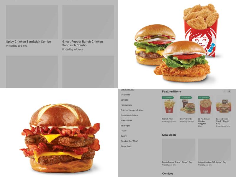 Wendy's Menu