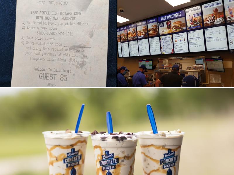Culver’s Menu