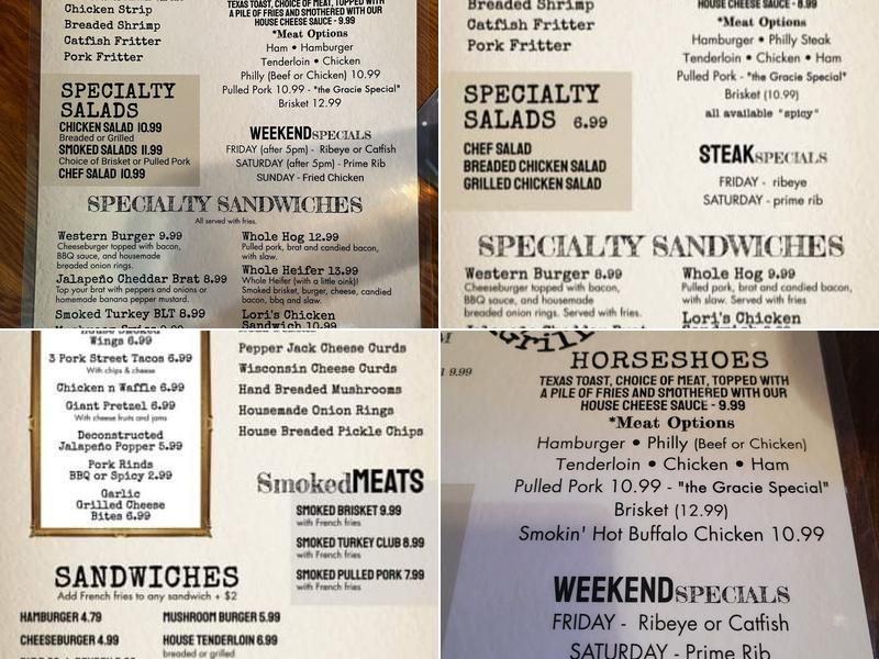 Floyd's 104 Menu