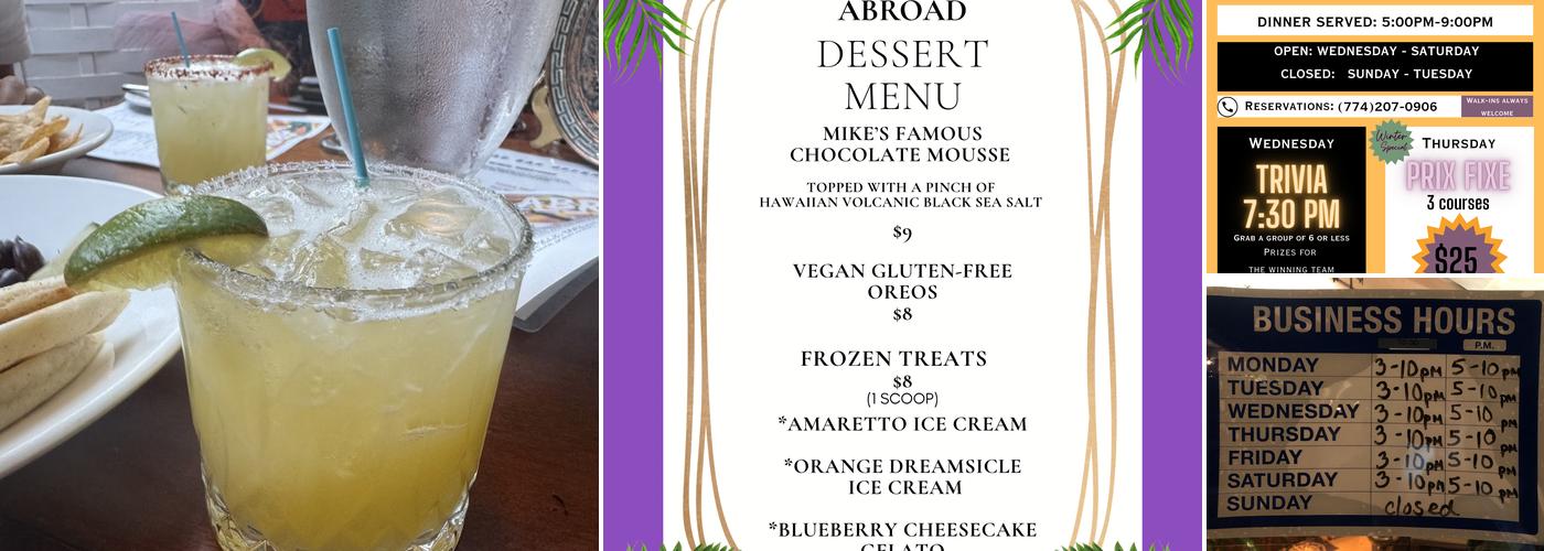 Abroad Menu
