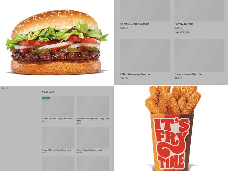 Burger King Menu