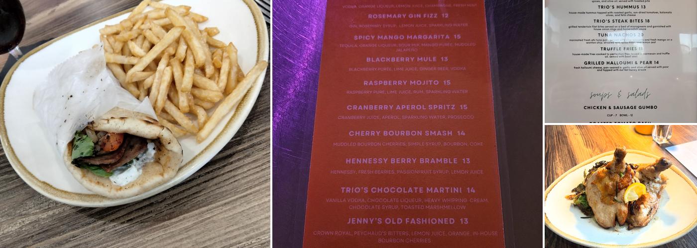 Trio's Dining - Ruston Menu