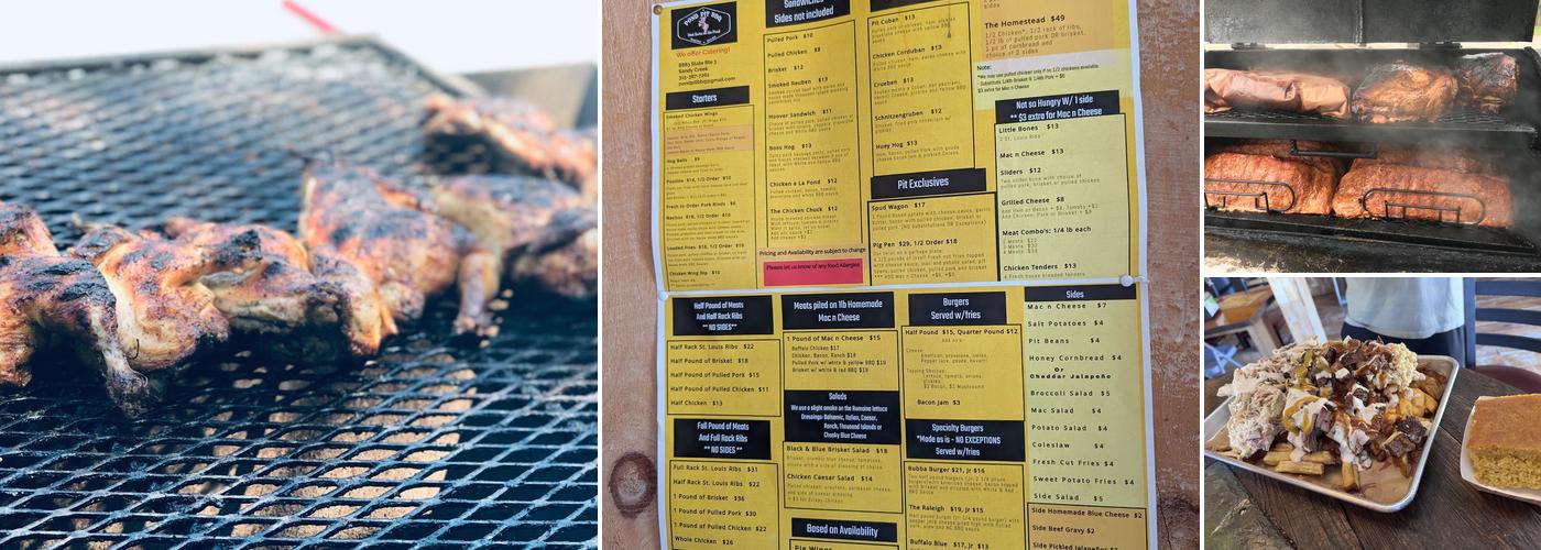 Pond Pit BBQ Menu