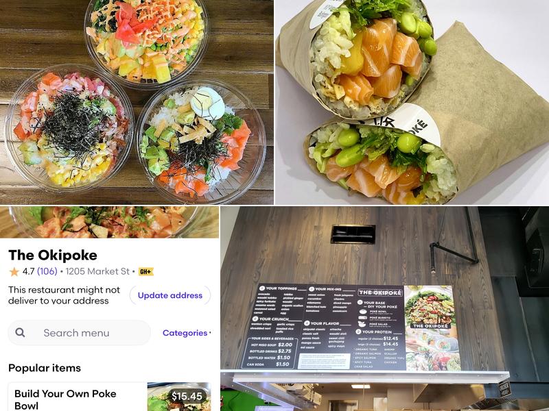 The Okipoke Lynnfield Menu