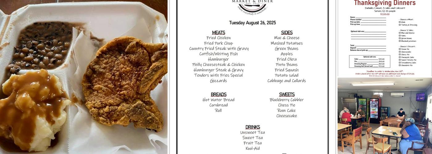 Omega's Market & Diner Menu