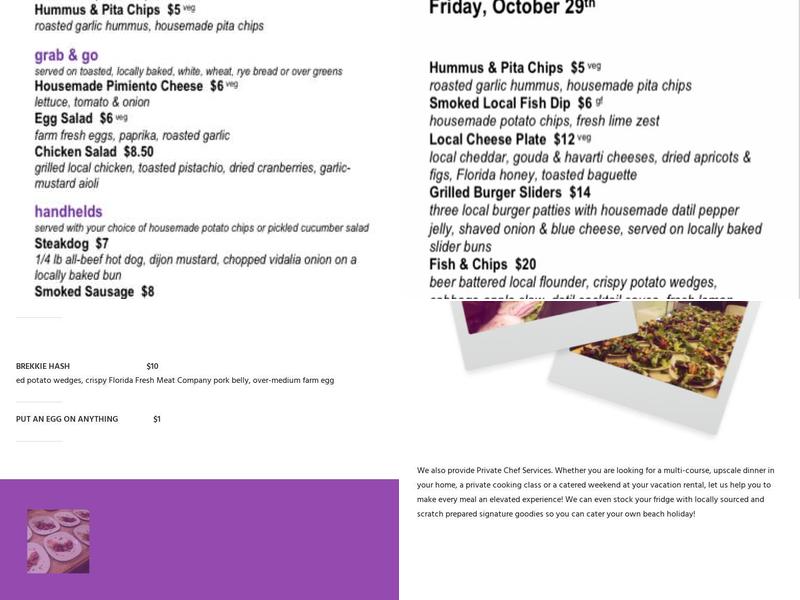 Late Risers Bar & Grille Menu