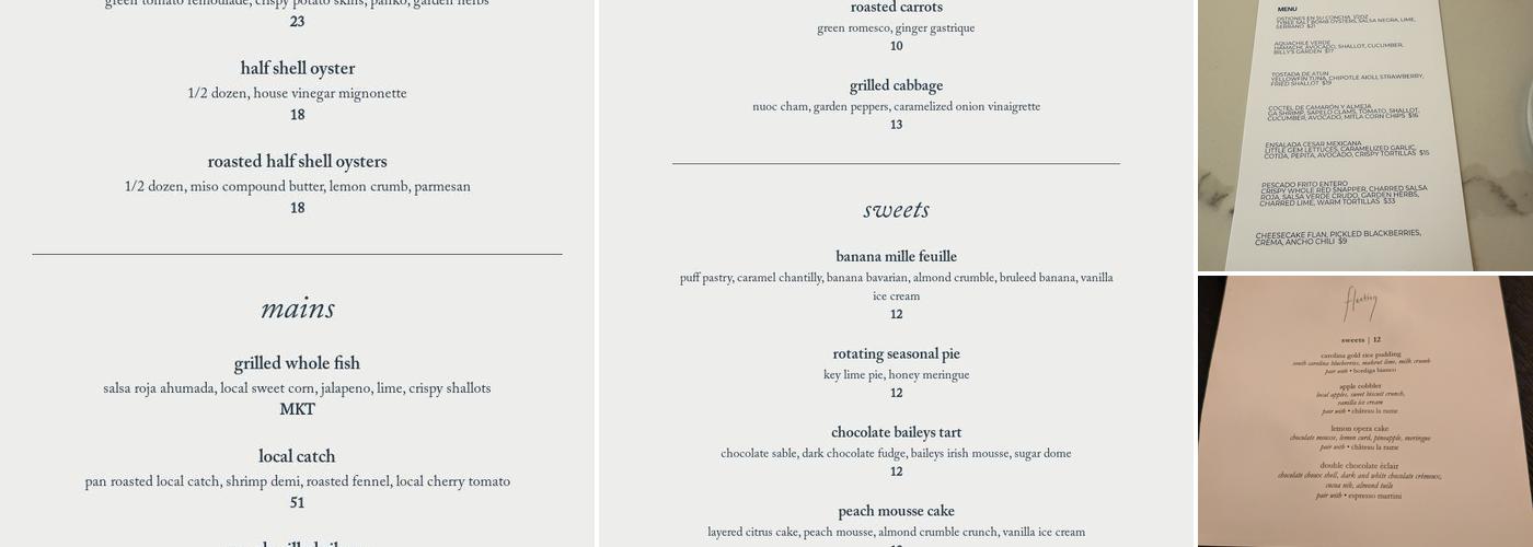 Fleeting Menu