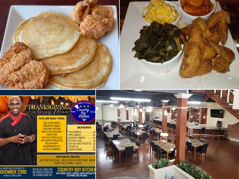 Jeffrey Lampkin's Country Boy Kitchen Bistro Menu