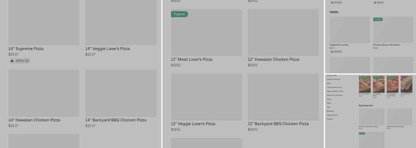 Pizza Hut Menu