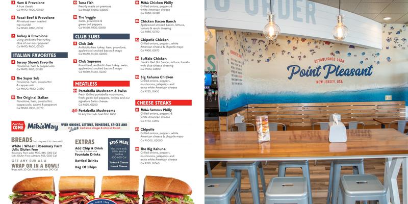 Jersey Mike's Subs Menu