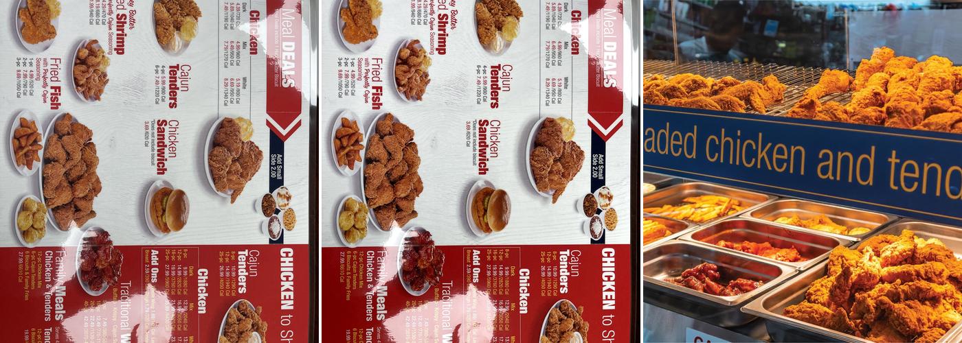 Krispy krunchy chicken Menu