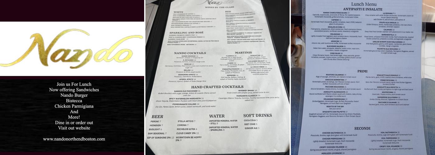 Nando Menu