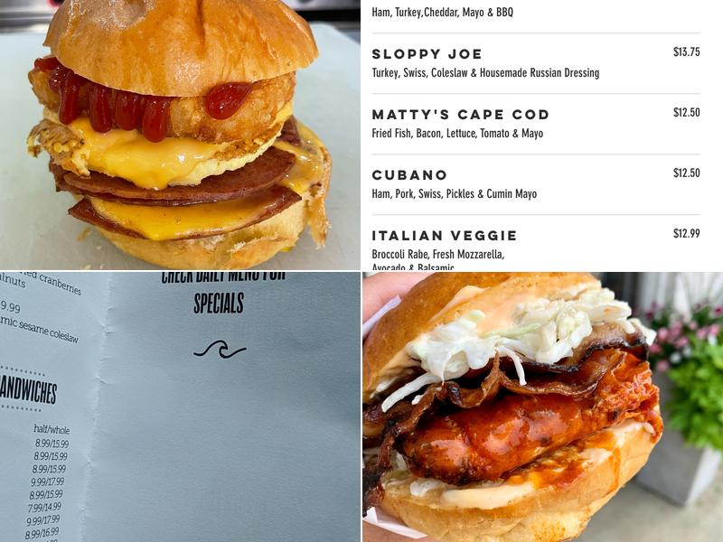 2nd Ave Sandwich Shop Menu