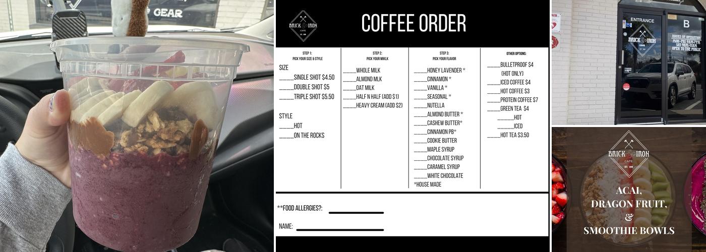 Brick & Iron Cafe Menu